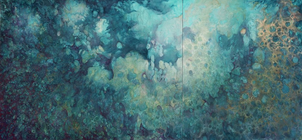  Nostro Mari by Inverness artist Johanna Baruch | Oil on wood panel, 40